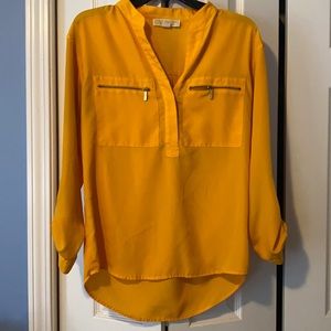 Michael Kors gold blouse